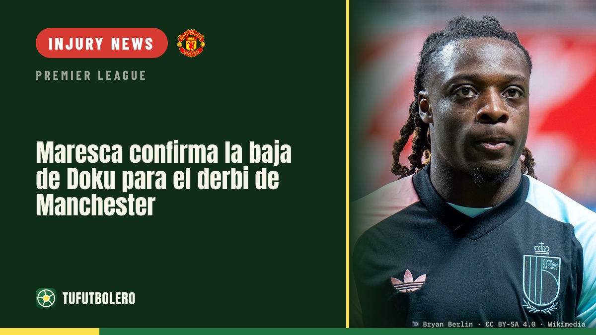 Maresca confirms Doku will miss the Manchester derby