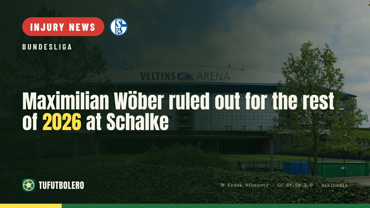 Maximilian Wöber ruled out for the rest of 2026 at Schalke