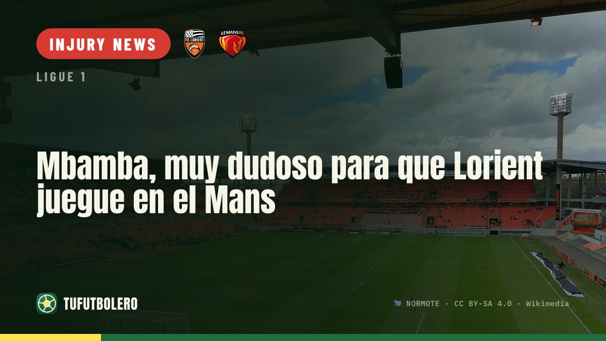 Mbamba, highly doubtful for Lorient’s trip to Le Mans