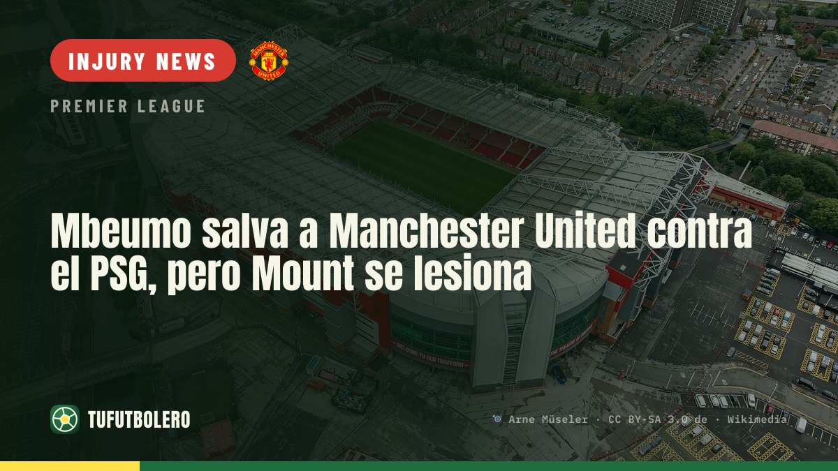 Mbeumo rescues Man Utd draw with PSG, but Mount injured