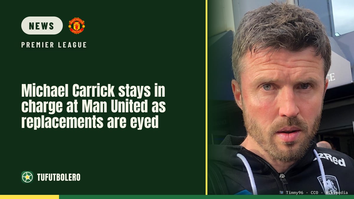 Michael Carrick stays in charge at Man United as replacements are eyed