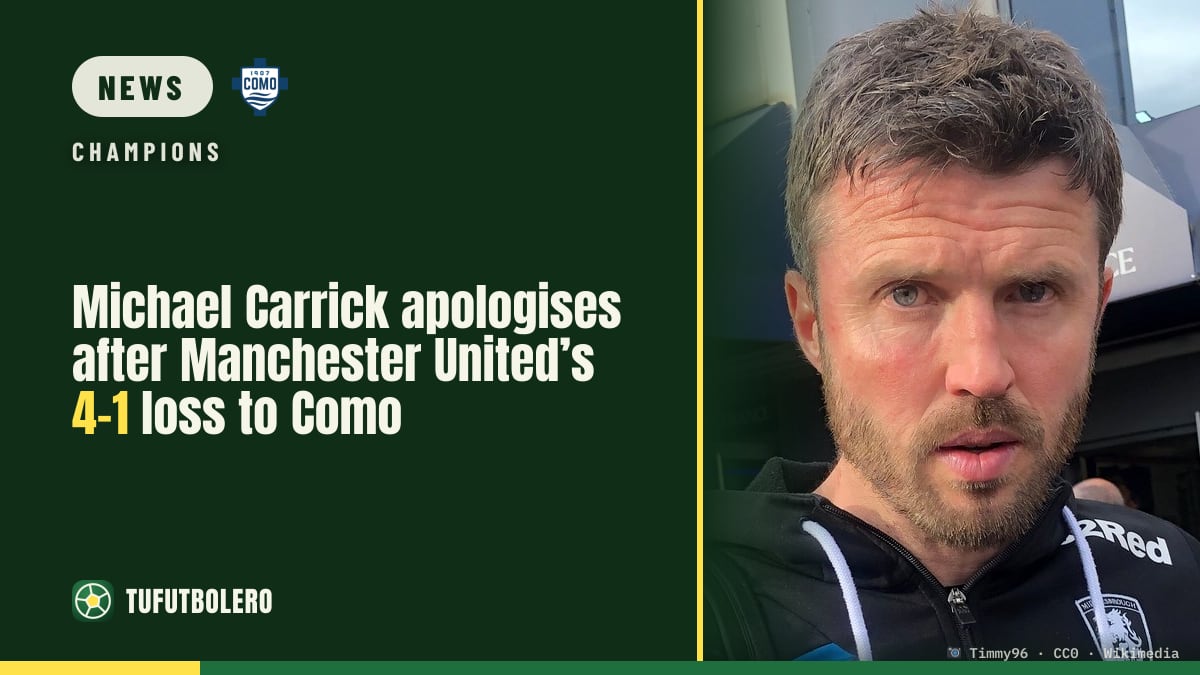Michael Carrick apologises after Manchester United’s 4-1 loss to Como