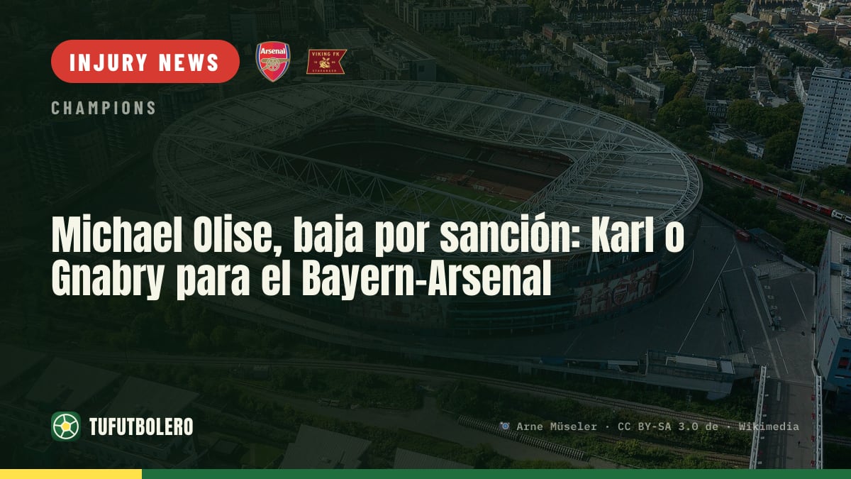 Michael Olise ruled out: Karl or Gnabry for Bayern vs Arsenal