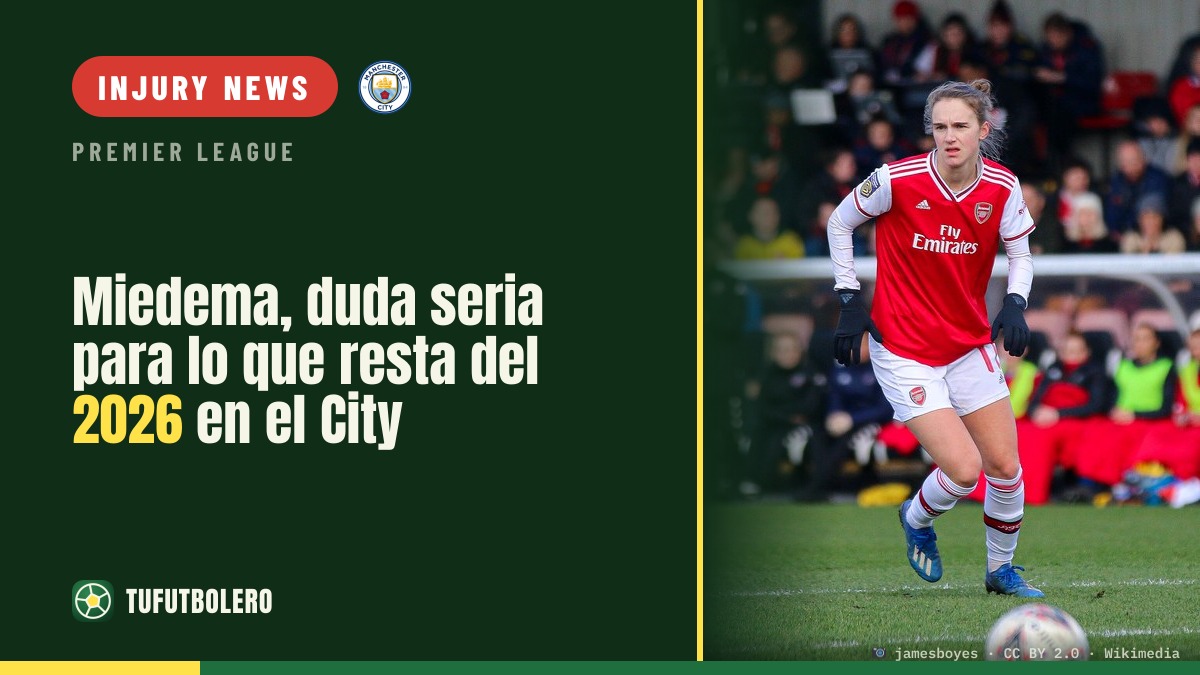 Miedema could miss the rest of 2026 for Man City