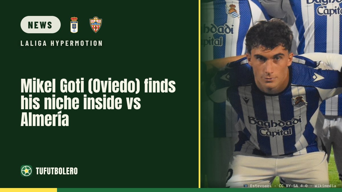 Mikel Goti (Oviedo) finds his niche inside vs Almería