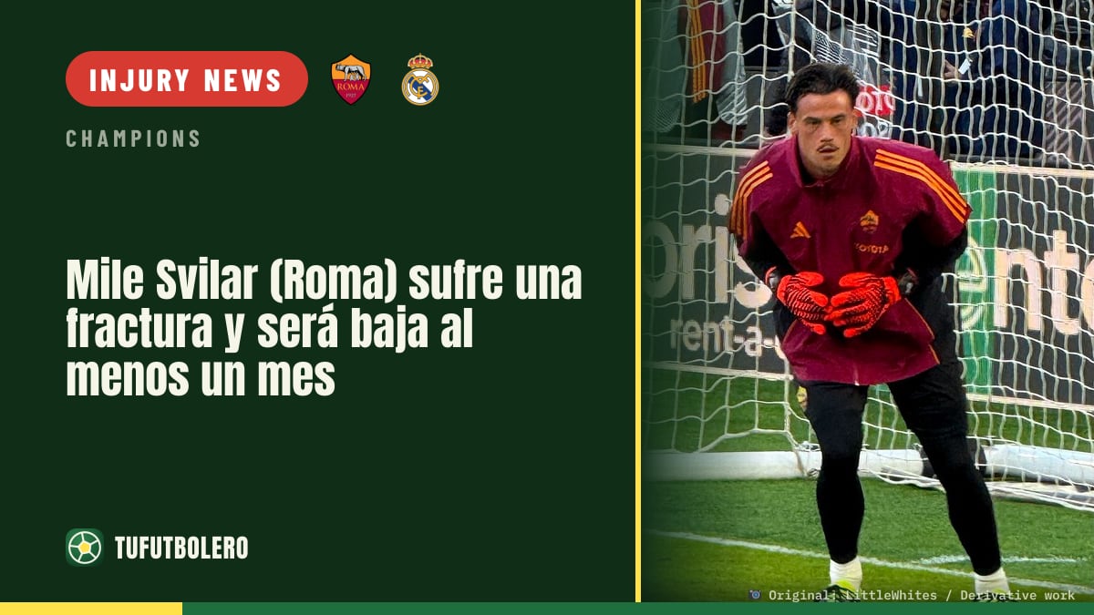 Mile Svilar (Roma) suffers stress fracture, out for at least a month