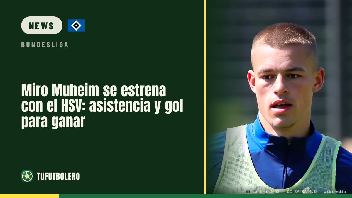 Miro Muheim becomes HSV hero on debut: assist and goal
