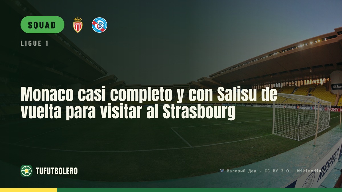 Monaco nearly full-strength as Salisu returns for Strasbourg trip