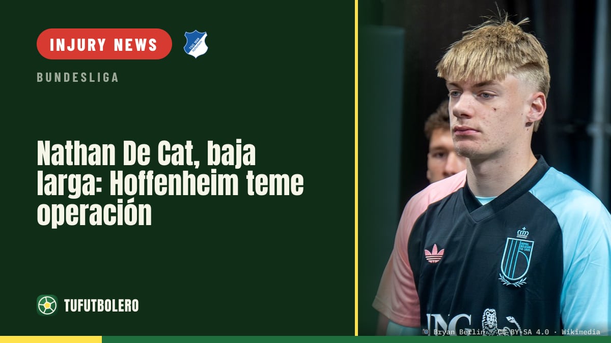 Nathan De Cat set for a long absence as Hoffenheim fears surgery