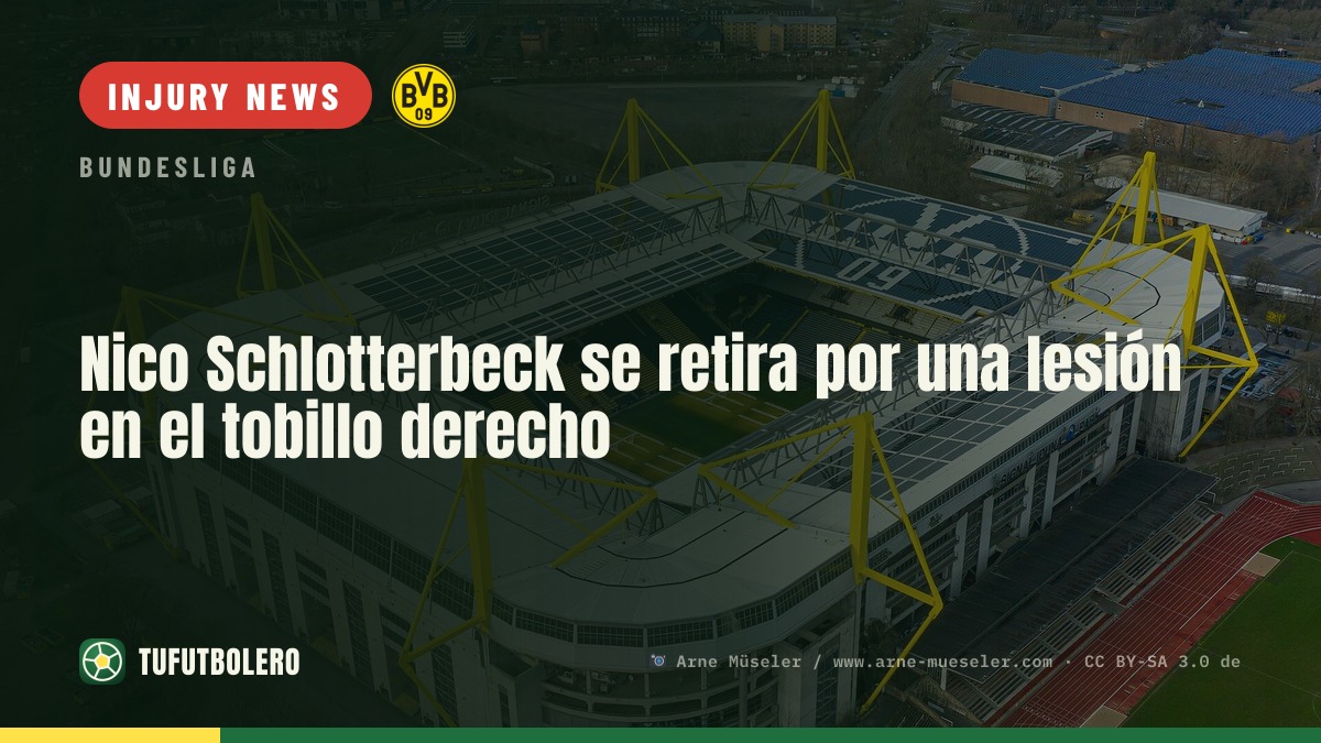 Nico Schlotterbeck ruled out with a right ankle injury