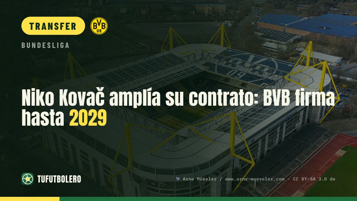 Niko Kovač extends his deal: BVB set until 2029