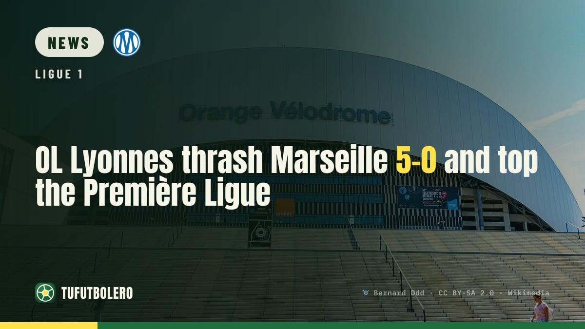 OL Lyonnes thrash Marseille 5-0 and top the Première Ligue