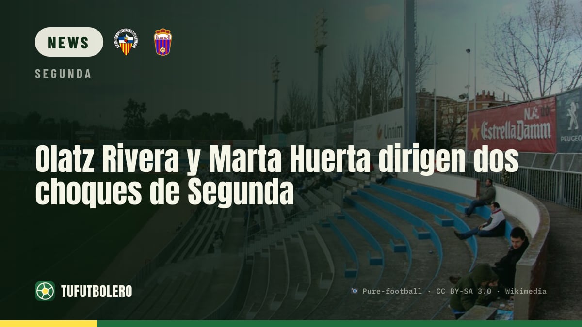 Olatz Rivera and Marta Huerta referee two LaLiga 2 matches