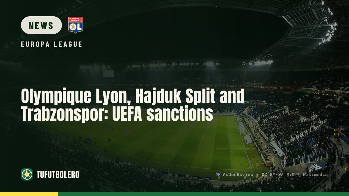 Olympique Lyon, Hajduk Split and Trabzonspor: UEFA sanctions
