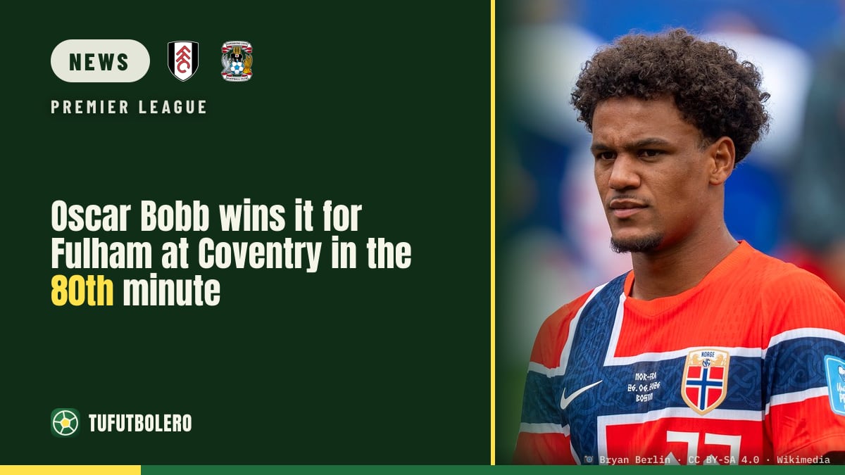 Oscar Bobb wins it for Fulham at Coventry in the 80th minute