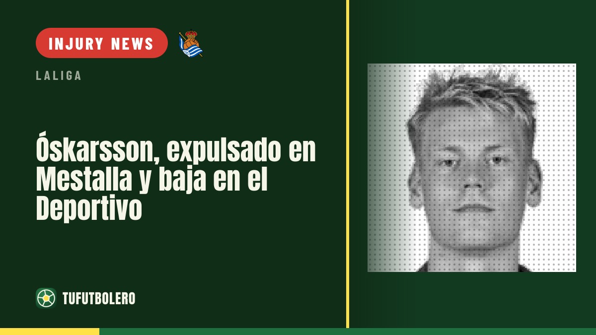 Óskarsson sent off at Mestalla and ruled out vs Deportivo