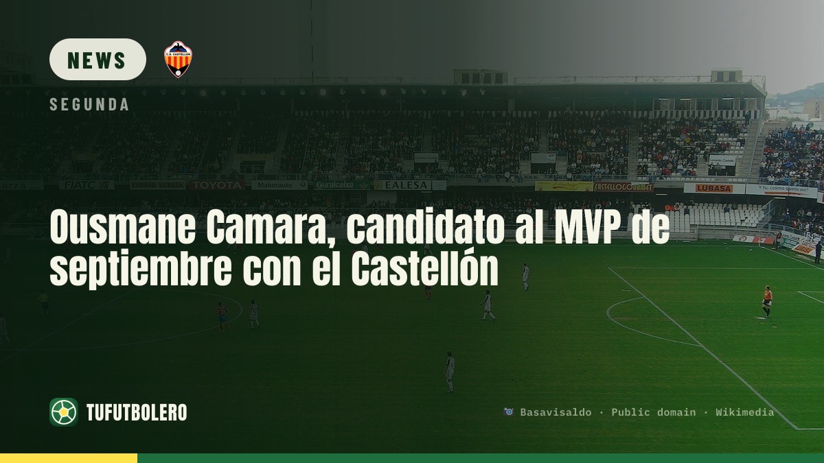 Ousmane Camara up for September MVP with Castellón