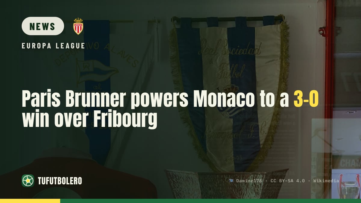 Paris Brunner powers Monaco to a 3-0 win over Fribourg