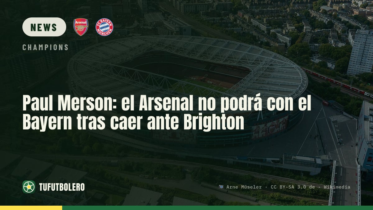 Paul Merson: Arsenal won’t beat Bayern after Brighton scare