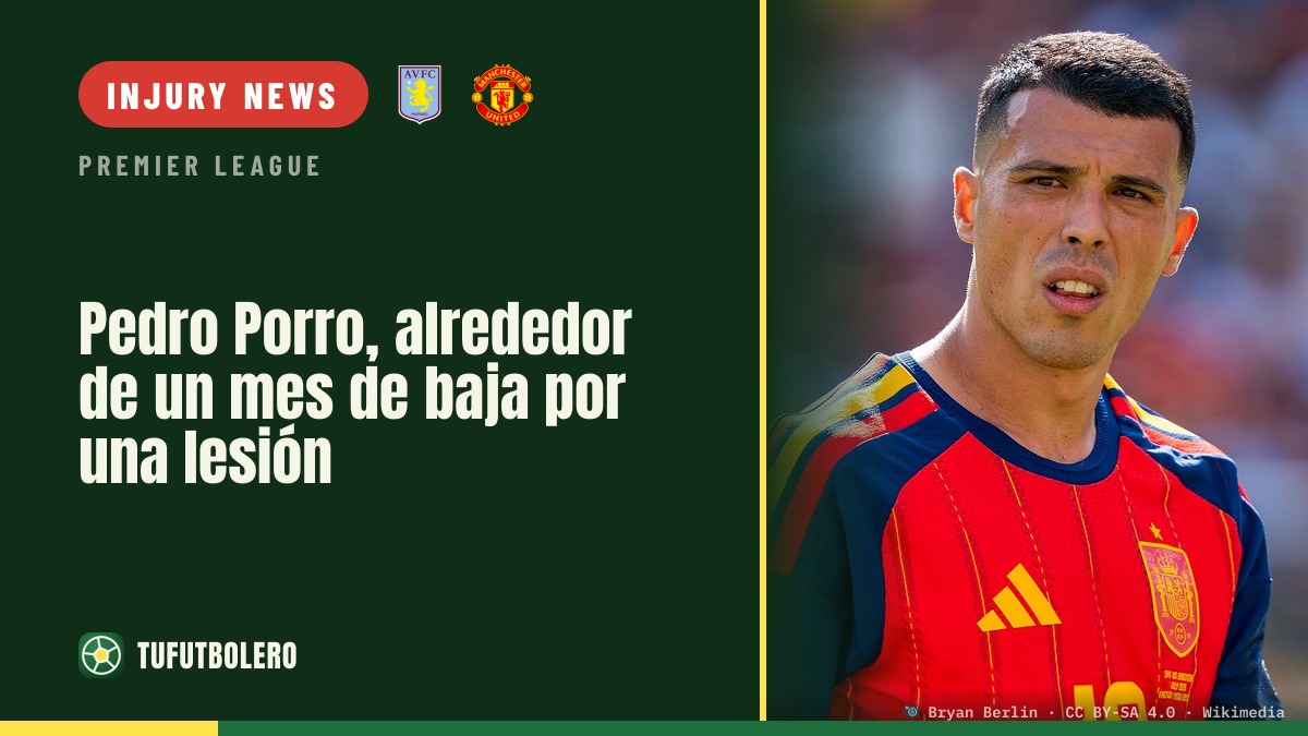 Pedro Porro out about a month with hamstring injury