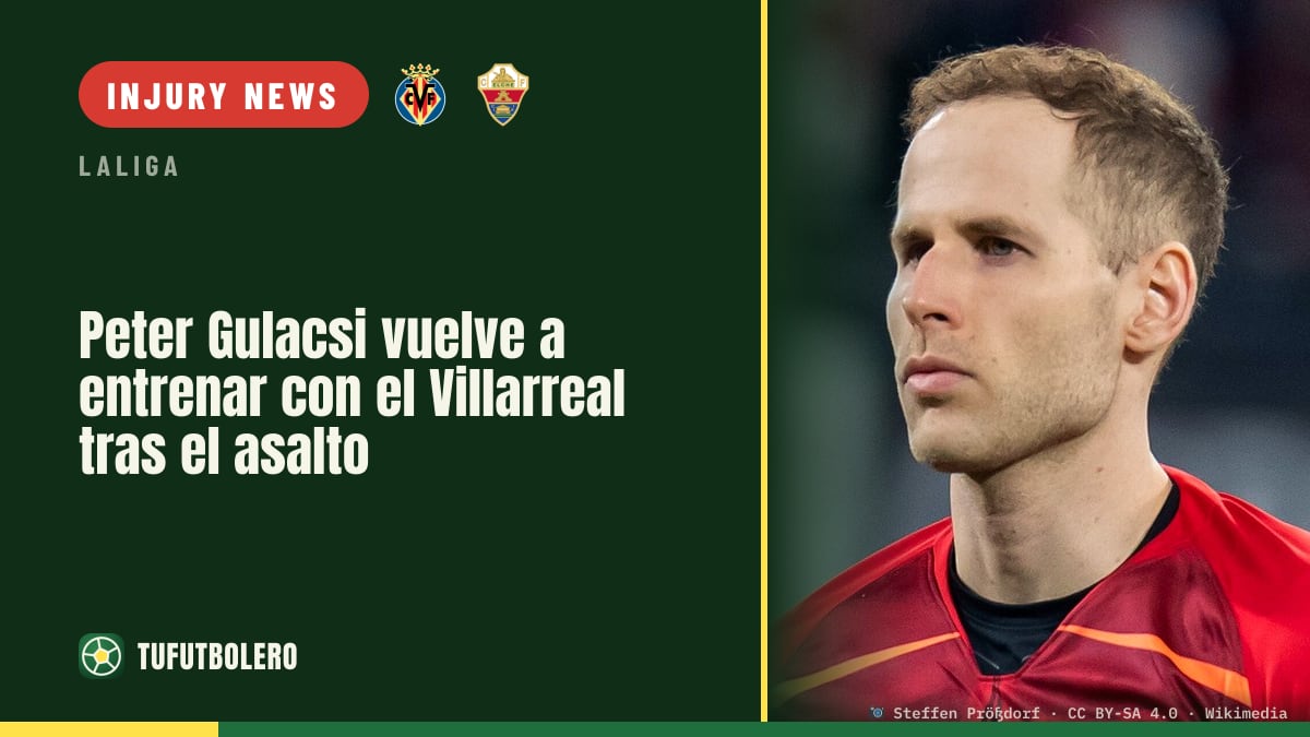 Peter Gulacsi returns to training with Villarreal after armed robbery