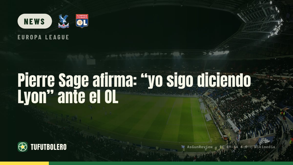 Pierre Sage keeps saying “Lyon” as Crystal Palace face OL