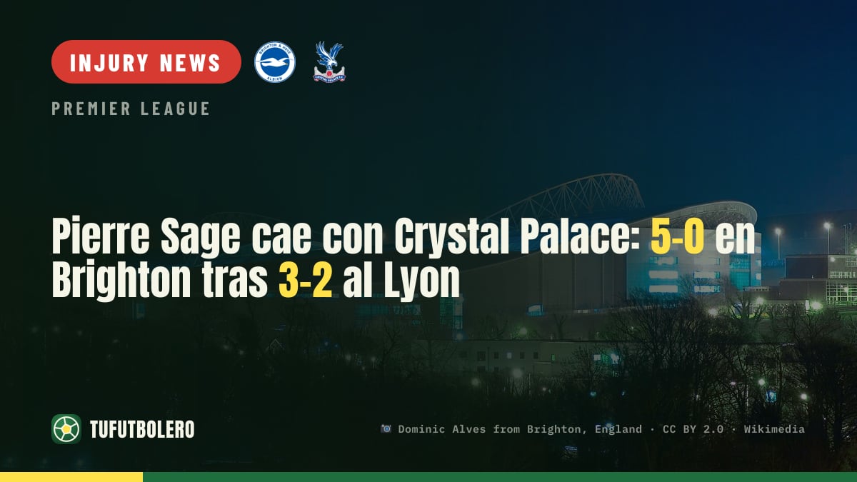 Pierre Sage’s Palace crash at Brighton: 5-0 after Lyon 3-2