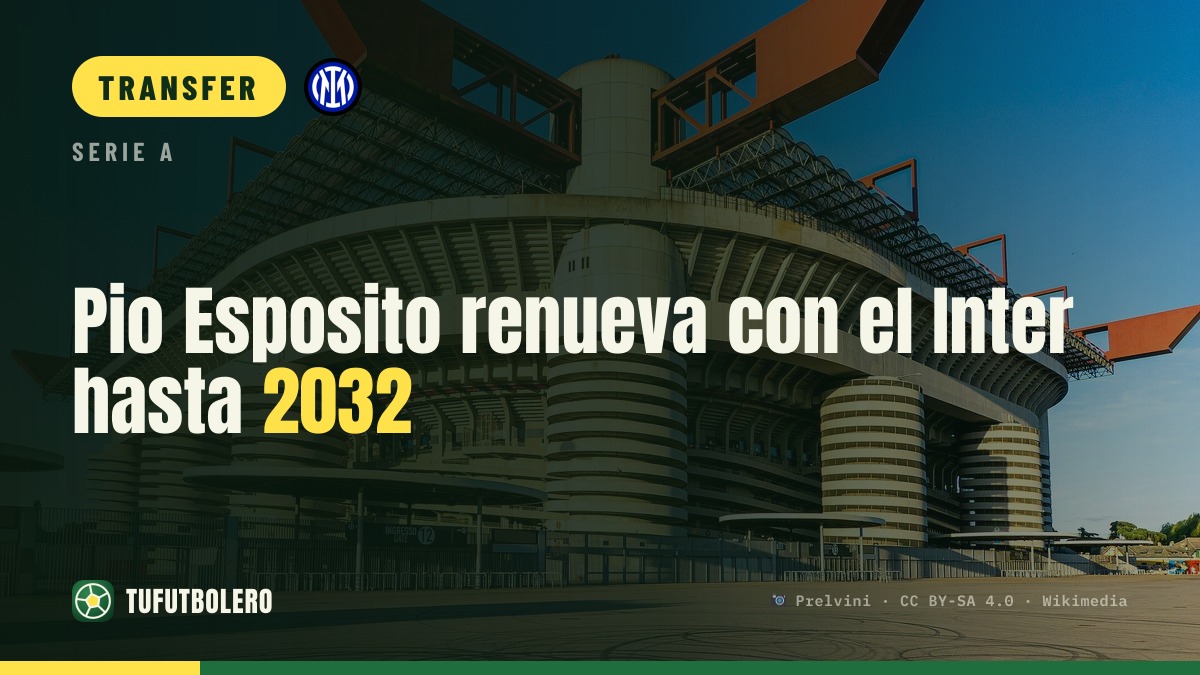 Pio Esposito extends his Inter deal to 2032