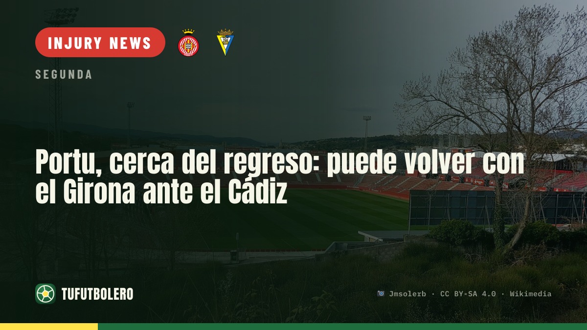 Portu close to returning: could be back for Girona vs Cádiz