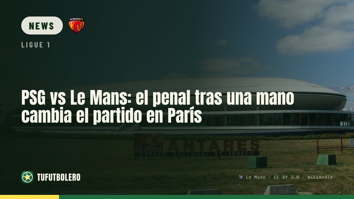 PSG vs Le Mans: a penalty after a hand swings the match in Paris