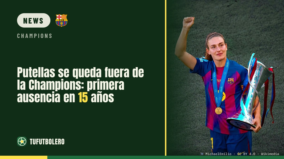 Putellas out of the Champions League for first time in 15 years