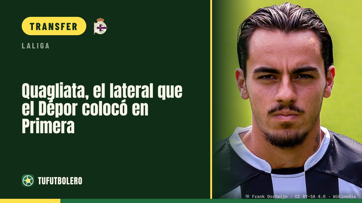 Quagliata, the left-back the Dépor bet on for Primera
