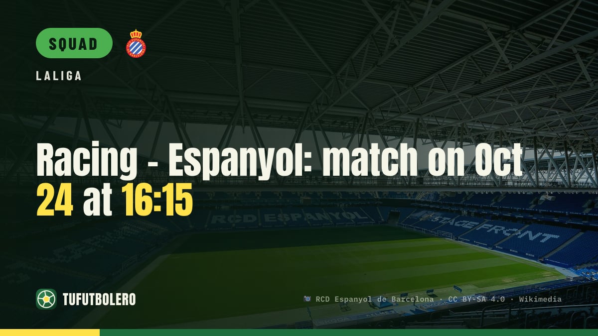 Racing - Espanyol: match on Oct 24 at 16:15