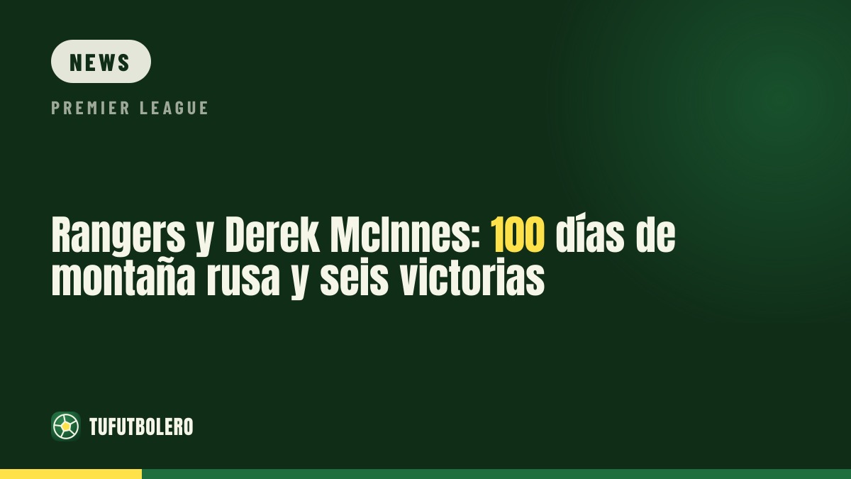 Rangers and Derek McInnes: 100 days of turmoil and six straight wins