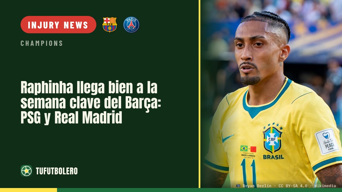 Raphinha is ready for Barça’s big week: PSG and Real Madrid