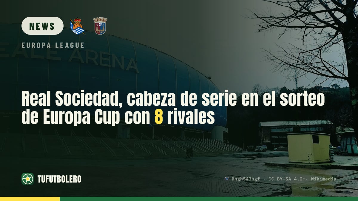 Real Sociedad as Europa Cup top seed: 8 possible Round of 16 rivals