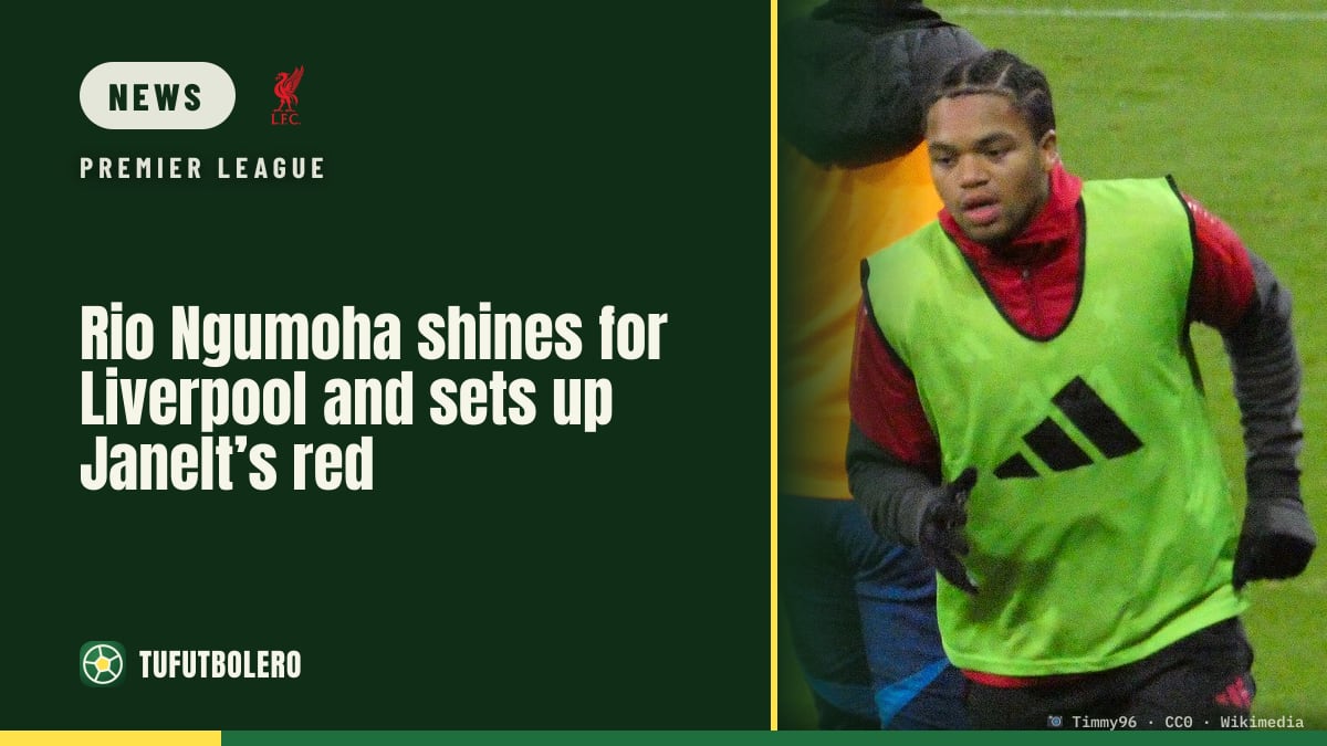 Rio Ngumoha shines for Liverpool and sets up Janelt’s red