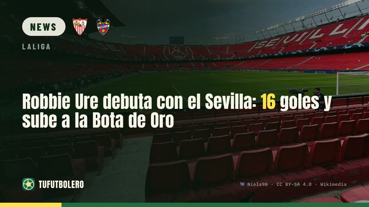 Robbie Ure debuts for Sevilla: 16 goals and heats up the Golden Boot
