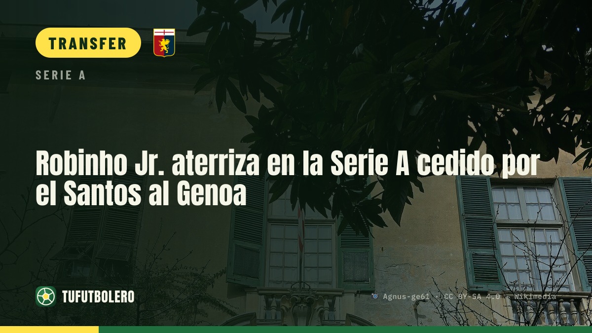 Robinho Jr. heads to Serie A on loan from Santos to Genoa