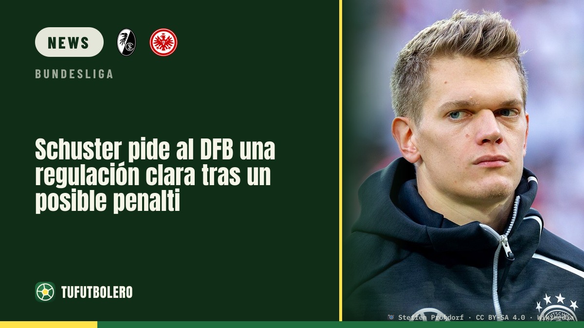 Schuster urges DFB for clear rules after a disputed foul