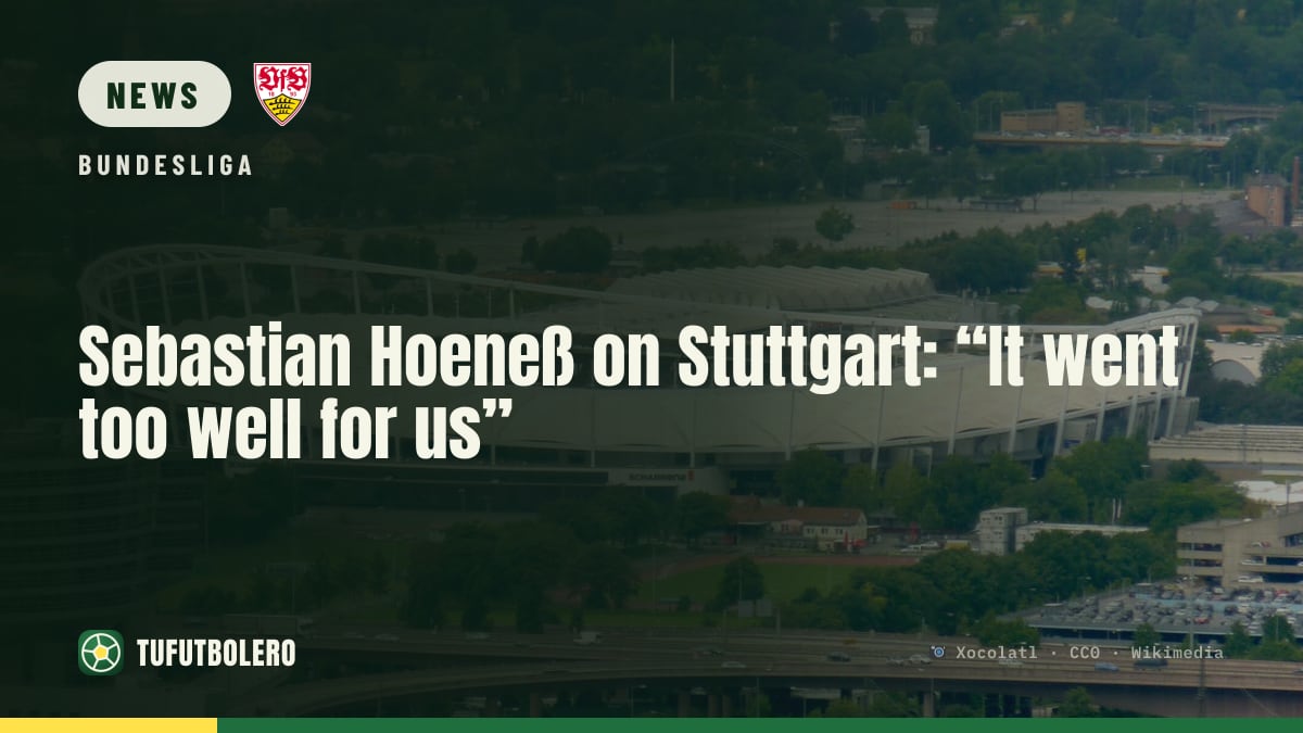 Sebastian Hoeneß on Stuttgart: “It went too well for us”