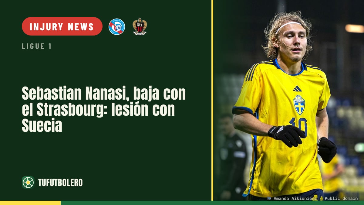 Sebastian Nanasi ruled out for Strasbourg after injury with Sweden