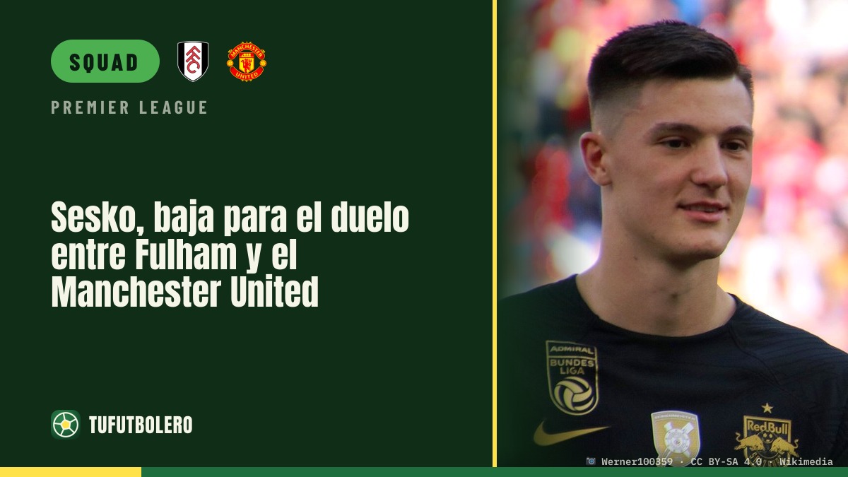 Sesko out for Fulham vs Manchester United