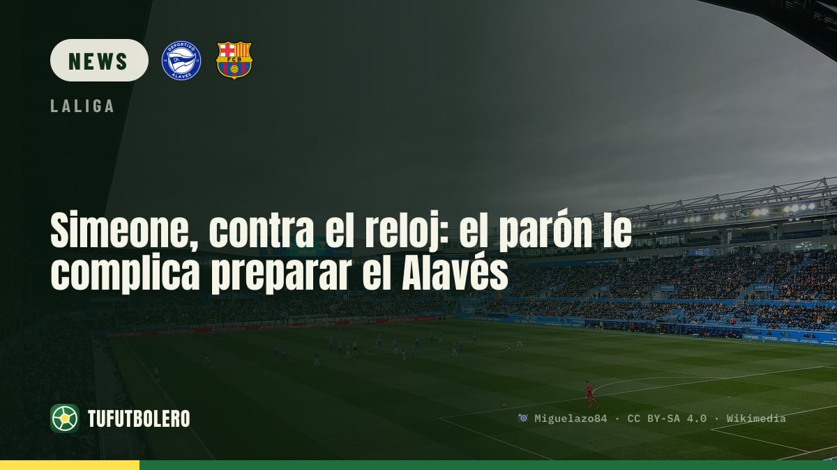 Simeone on the clock: the international break makes Alavés prep tricky