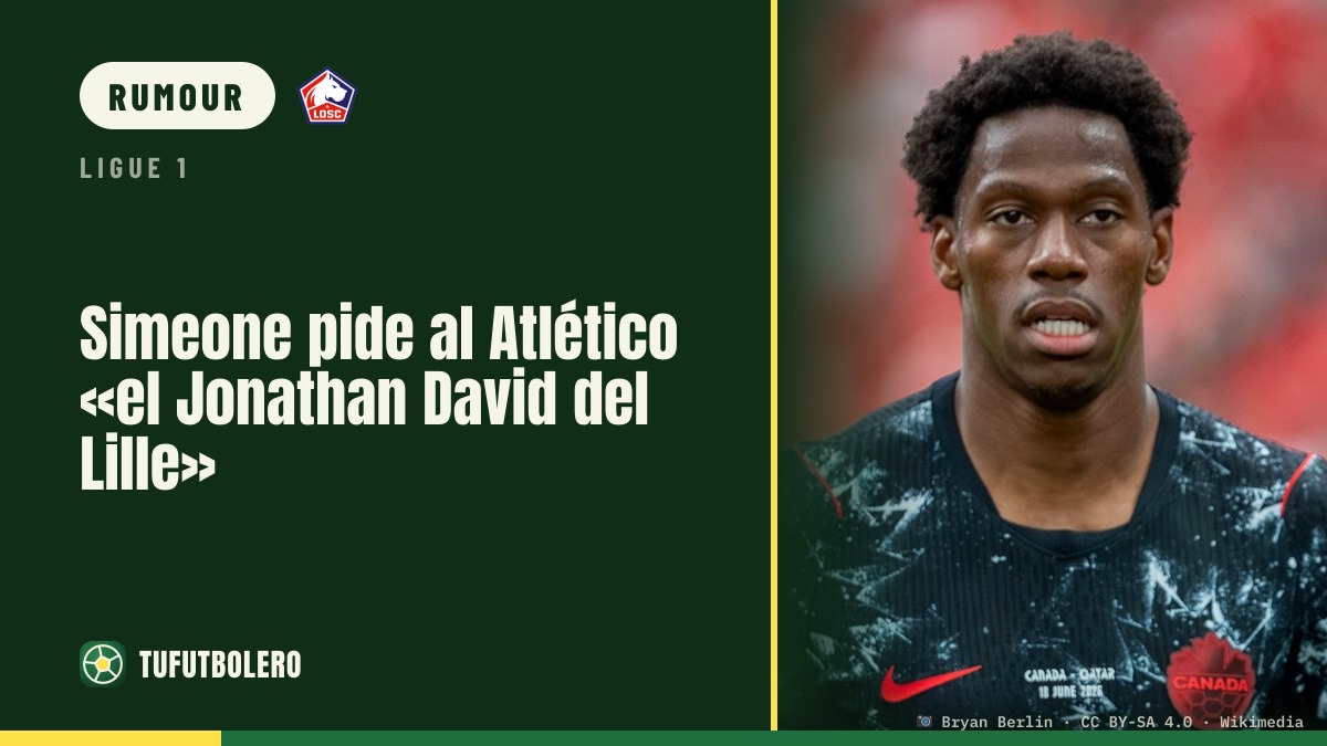 Simeone: «We need the Jonathan David from Lille»