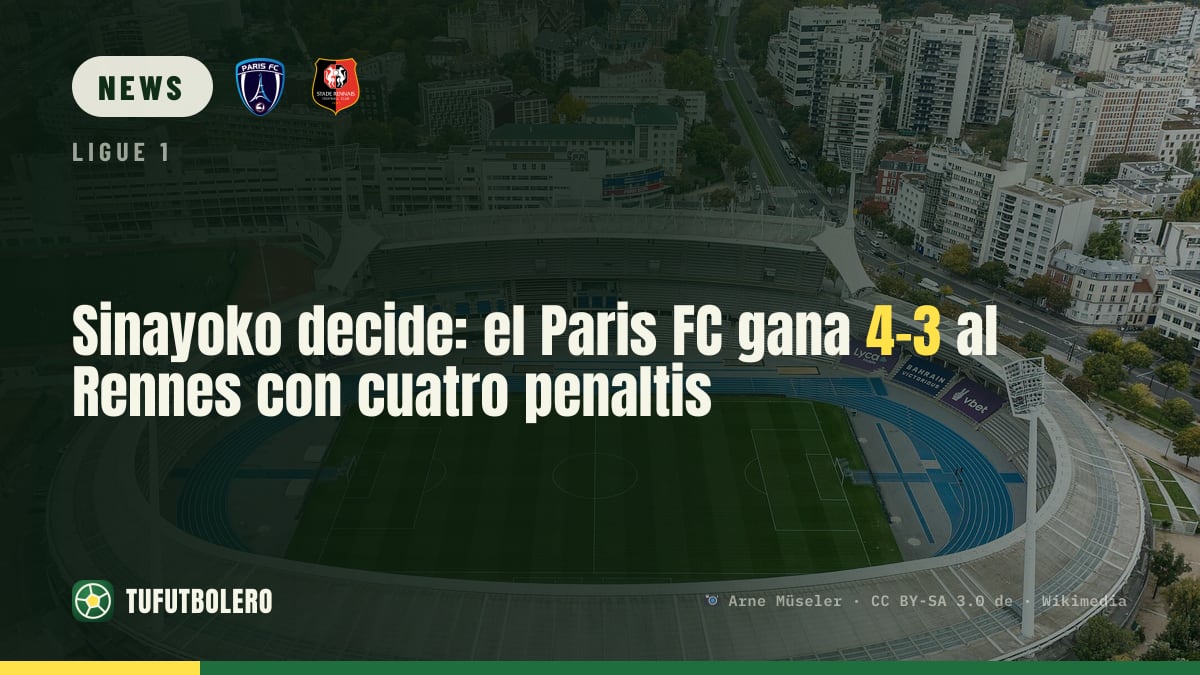 Sinayoko seals it: Paris FC beat Rennes 4-3 with four penalties