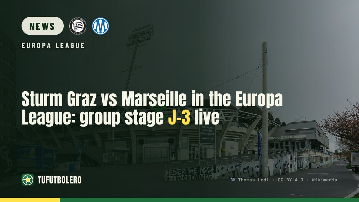 Sturm Graz vs Marseille in the Europa League: group stage J-3 live