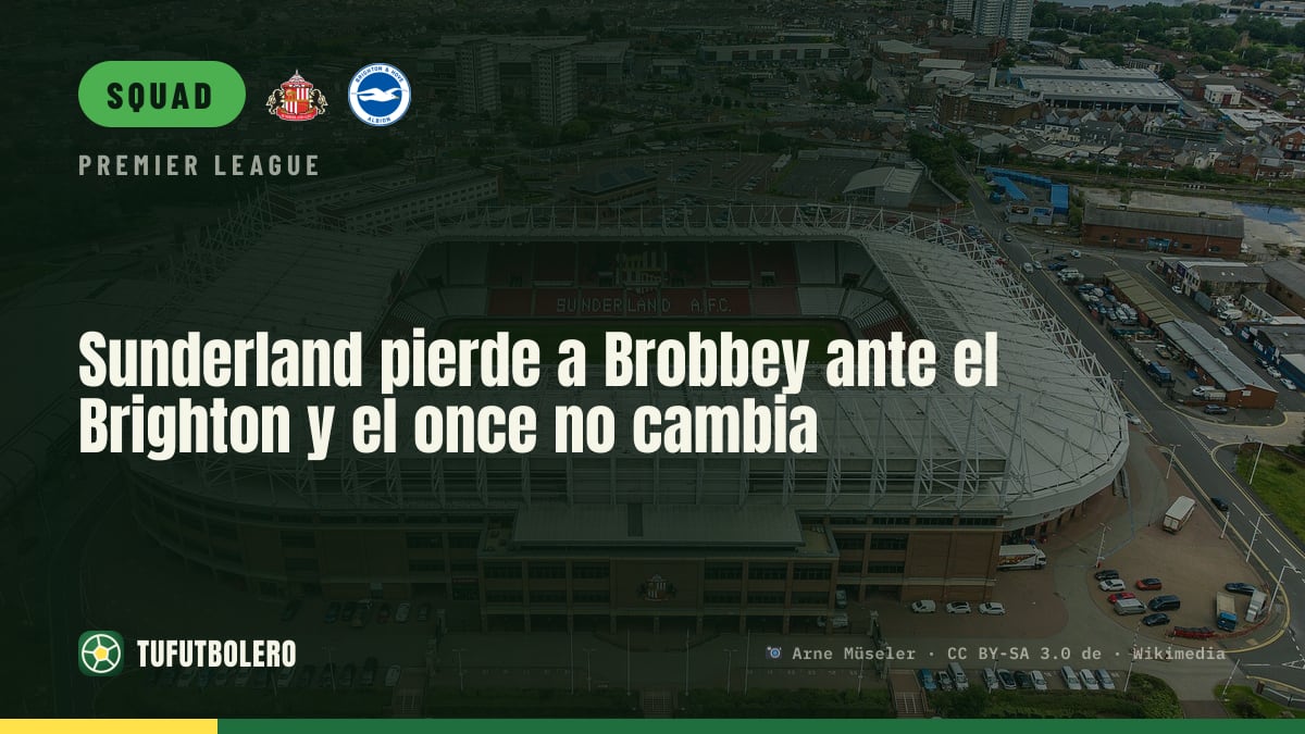 Sunderland miss Brobbey vs Brighton as the line-up stays the same
