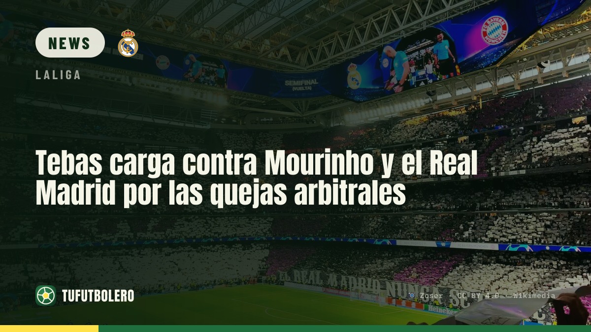 Tebas hits back at Mourinho and Real Madrid over refereeing claims