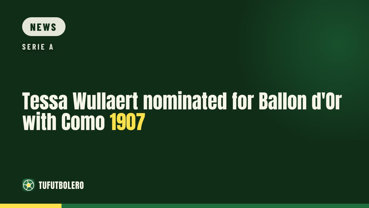 Tessa Wullaert nominated for Ballon d'Or with Como 1907